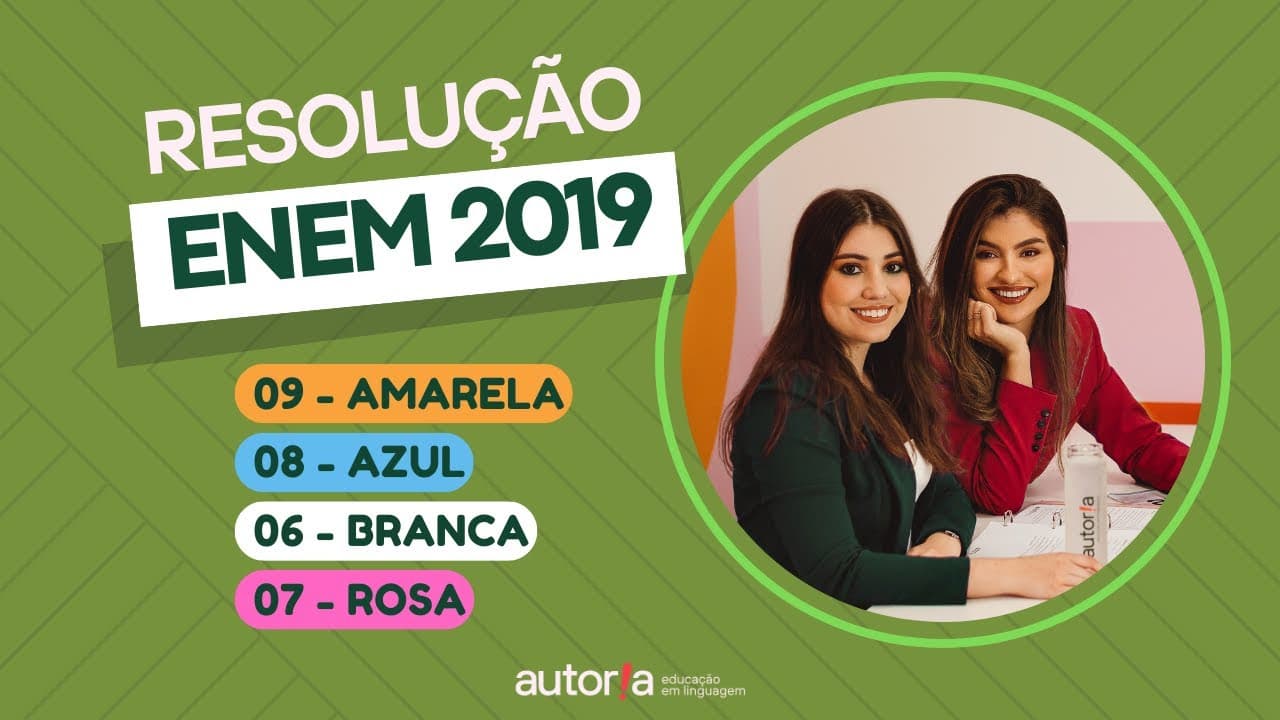 Thumbnail: Enem 2019 Reaplicação/ Enem 2019 PPL - Autoria Linguagem - Questão 09 | Linguagens, prova amarela