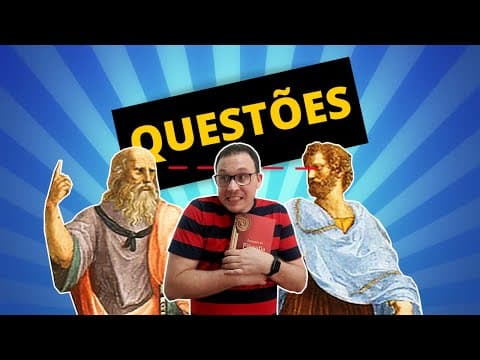 Thumbnail da aula: COMO SÃO AS QUESTÕES DO ENEM SOBRE PLATÃO E ARISTÓTELES?