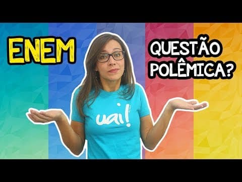 Thumbnail da aula: ENTENDA A QUESTÃO POLÊMICA DO ENEM 2018 SOBRE PAJUBÁ, O DIALETO LGBT!