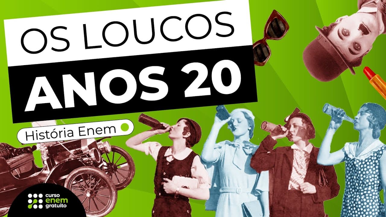 Thumbnail: O QUE FORAM OS LOUCOS ANOS 20 | História para o Enem | Mariane Martins