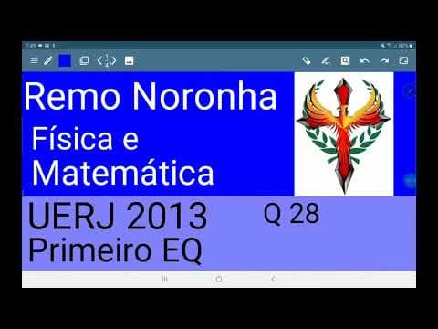 Thumbnail da aula: UERJ 2013  primeiro exame de qualificação questão 28