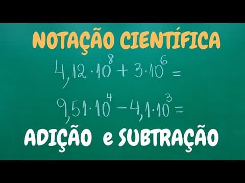 Thumbnail da aula: 🎯 Adição e Subtração com NOTAÇÃO CIENTÍFICA - Professora Angela Matemática