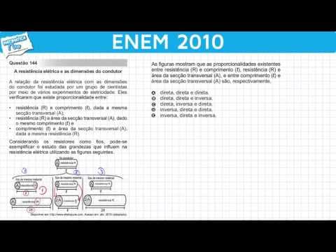 Thumbnail da aula: ENEM 2010 Matemática #9 - Grandezas Diretamente e Inversamente Proporcionais