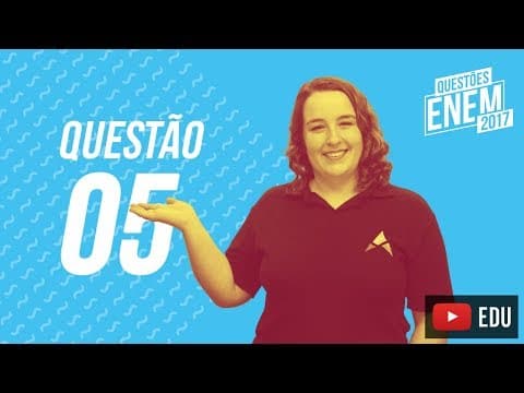 Thumbnail da aula: Enem 2017 - Linguagens | Questão 05 Espanhol (Caderno Amarelo)