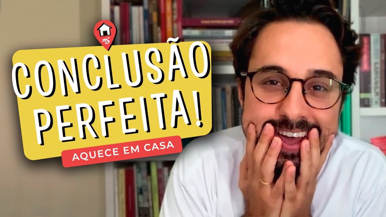 Thumbnail: Aquece Corretor Sincerão: A CONCLUSÃO na Redação do ENEM: aprenda a finalizar o seu texto.