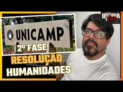 Thumbnail da aula: UNICAMP 2026 - 2ª Fase | Resolução das Humanidades |