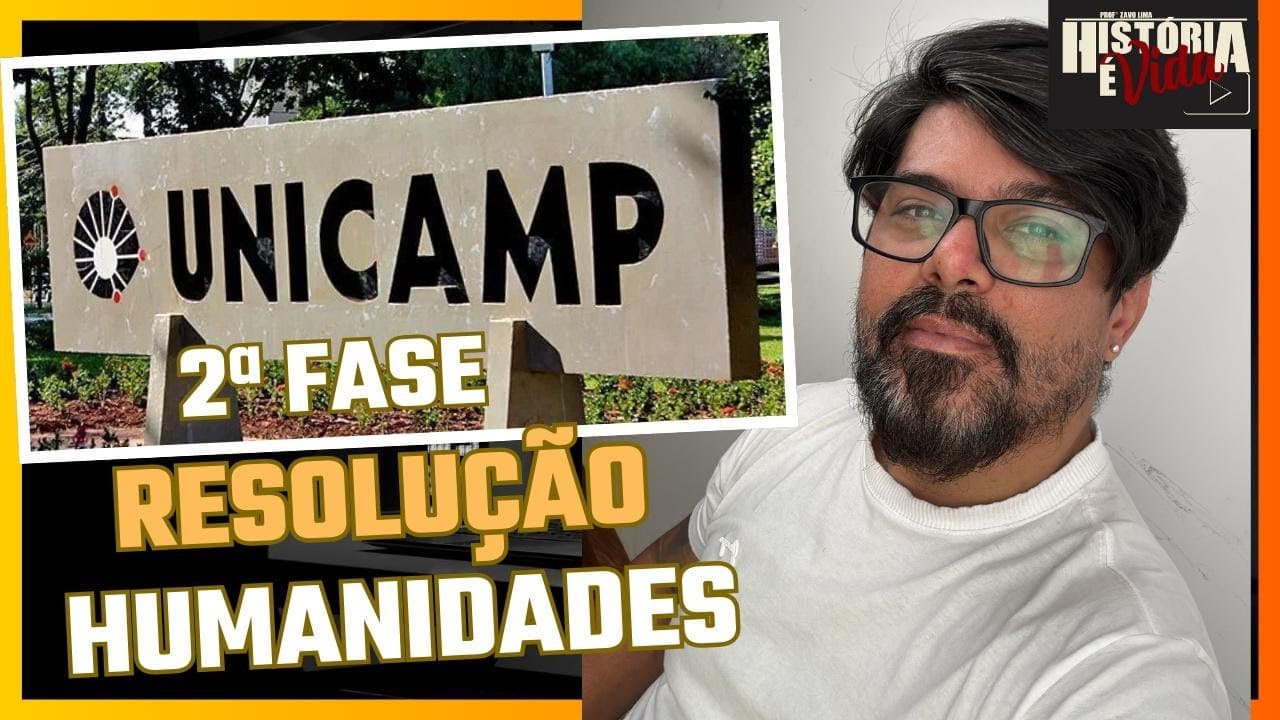 Thumbnail: UNICAMP 2026 - 2ª Fase | Resolução das Humanidades |