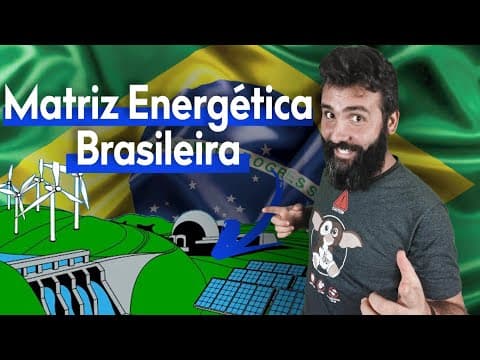 Thumbnail da aula: A PRODUÇÃO DE ENERGIA NO BRASIL: MATRIZ ENERGÉTICA E MATRIZ ELÉTRICA BRASILEIRA