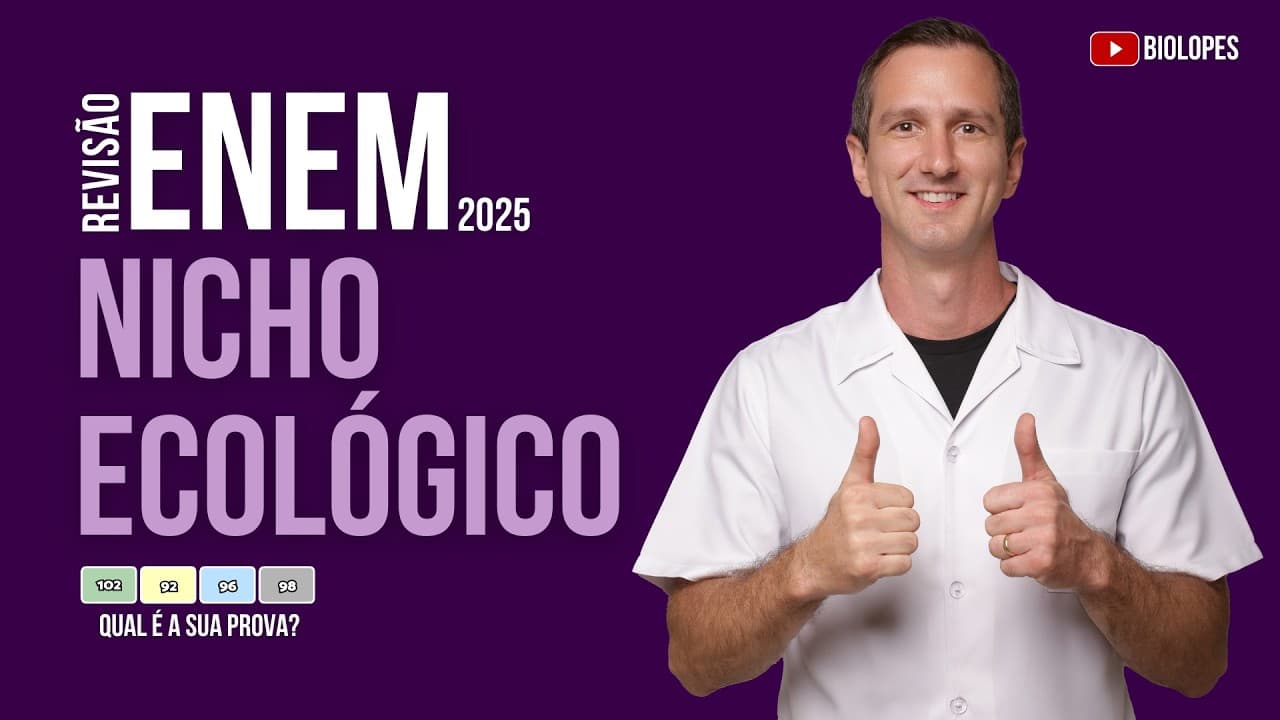 Thumbnail: ENEM 2025 - NICHO ECOLÓGICO - BIOLOLPES