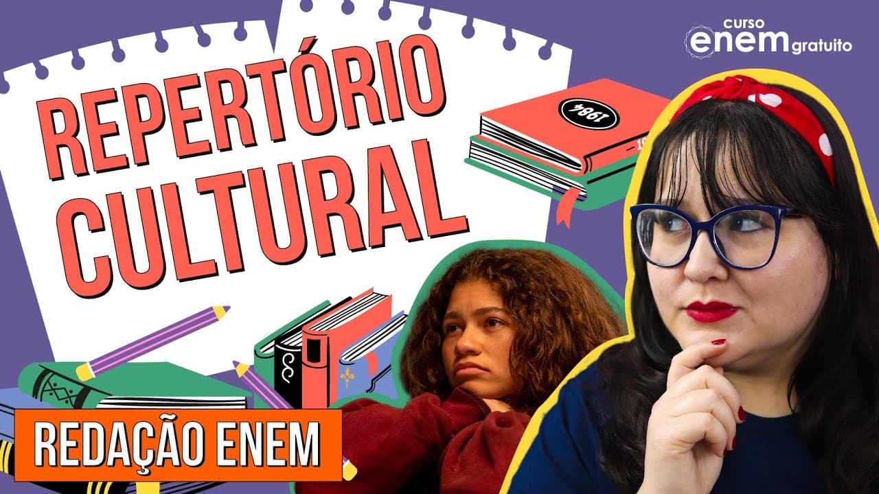 Thumbnail: REPERTÓRIO NA REDAÇÃO: como usar