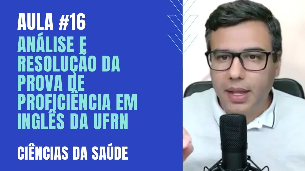 Thumbnail: Como Traduzir Textos do Inglês para o Português (Aula #16 - Prova de Proficiência da UFRN)