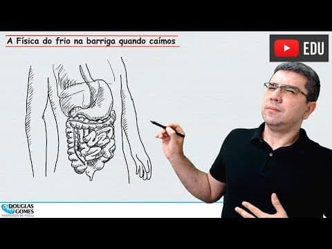 Thumbnail da aula: A Física do frio na barriga quando caímos | Física todo dia | Física do cotidiano