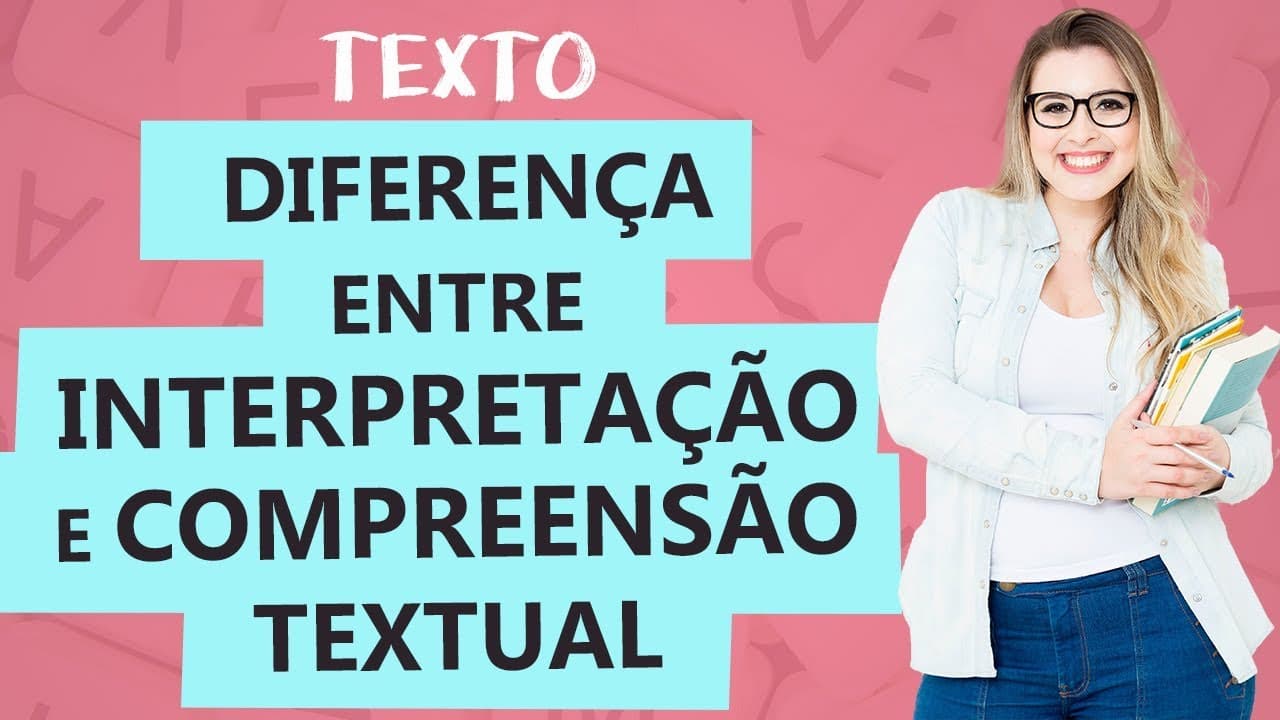 Thumbnail: INTERPRETAÇÃO E COMPREENSÃO DE TEXTOS - Aula 14 - Profa. Pamba - Texto