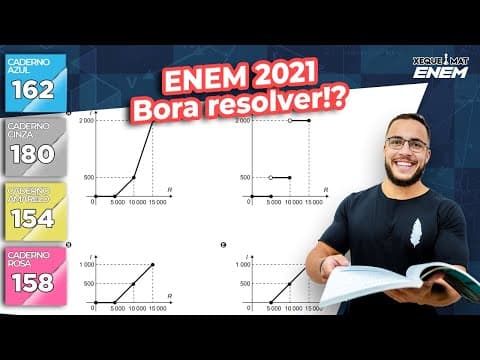 Thumbnail da aula: 🟣 Questão 162 - Caderno Azul | Porcentagem | MATEMÁTICA ENEM 2021