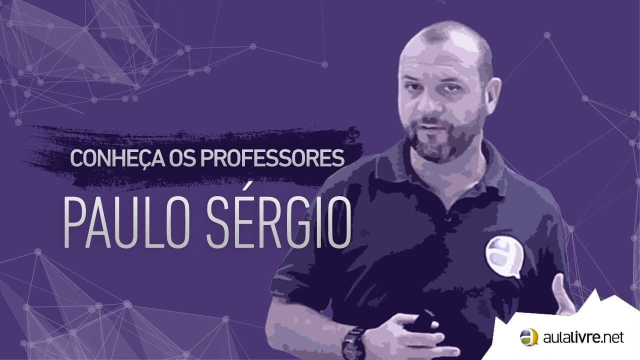 Thumbnail: Conheça os Professores #01 - Paulo Sérgio - Química - Polímeros