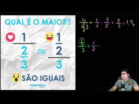 Thumbnail da aula: ⚠️ VOCÊ CONSEGUE RESOLVER O DESAFIO DA DIVISÃO DE FRAÇÕES? 🤔 Qual é a Maior?