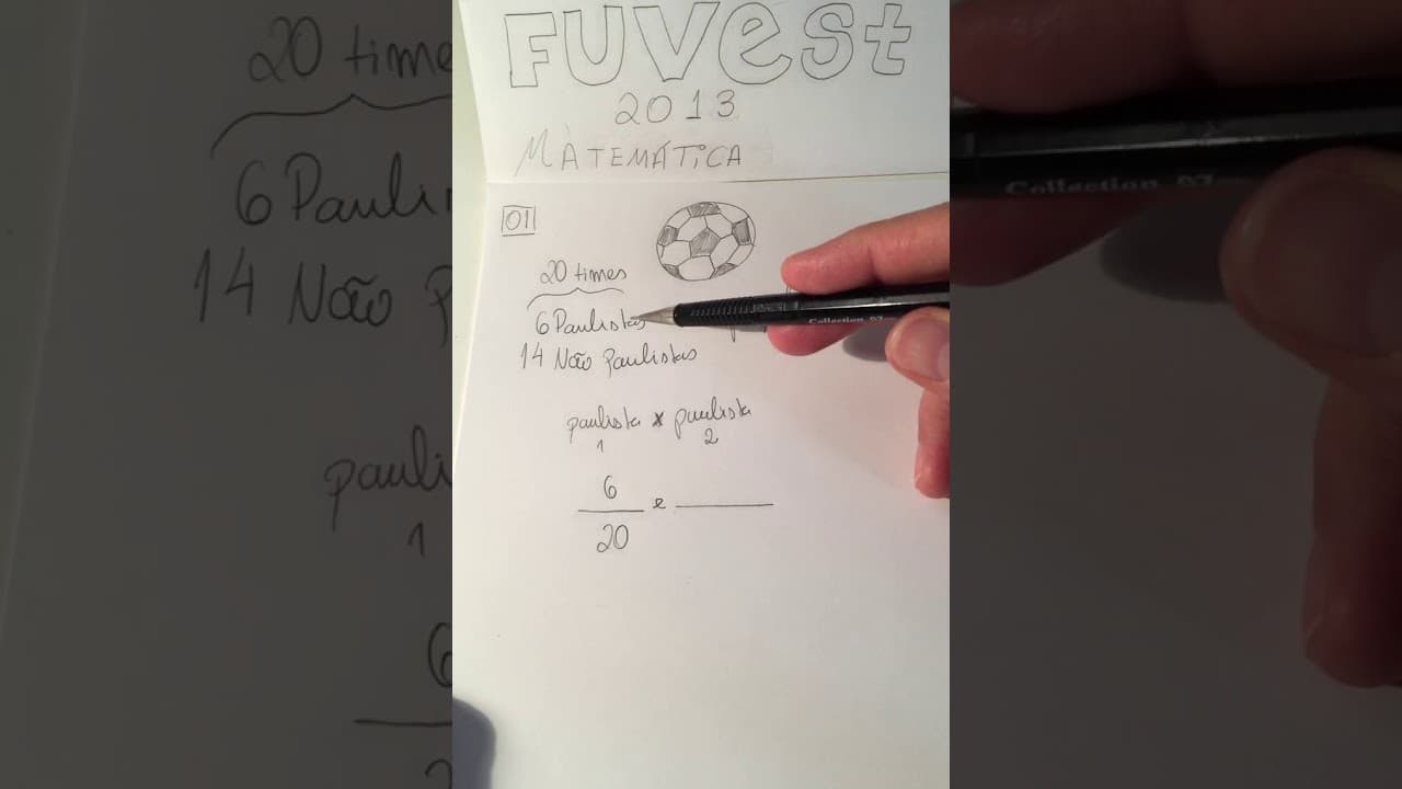 Thumbnail: Fuvest 2013 matemática questão 01