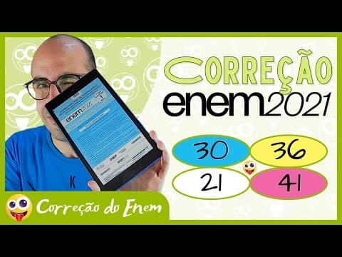 Thumbnail da aula: [CORREÇÃO DO ENEM] Questão 30 - Enem 2021 - Prova azul ▷ Pelino e o apostolado de vernaculismo
