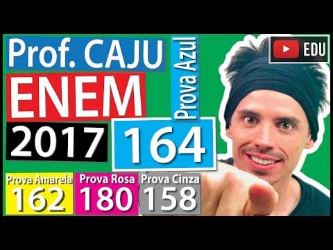 Thumbnail da aula: [ENEM 2017] 164 📘 RAZÃO E PROPORÇÃO A mensagem digitada no celular, enquanto você dirige, tira a