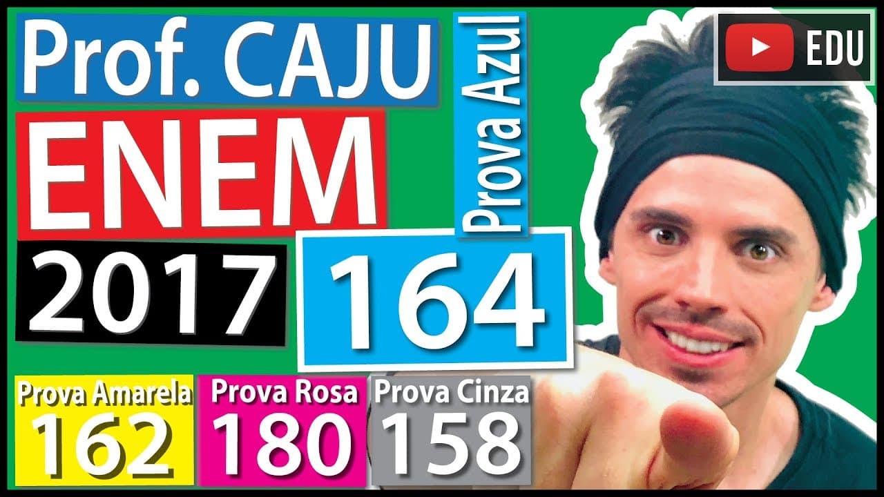 Thumbnail: [ENEM 2017] 164 📘 RAZÃO E PROPORÇÃO A mensagem digitada no celular, enquanto você dirige, tira a