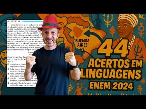 Thumbnail da aula: ENEM 2024: Uma definição possível para o conceito de arte afro-brasileira pode ser: