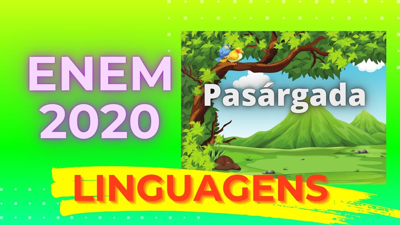 Thumbnail: ENEM 2020 - Vou-me embora pra Pasárgada