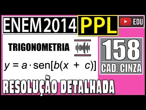 Thumbnail da aula: [ENEM 2014 PPL] 158 📓 TRIGONOMETRIA Uma pessoa usa um programa de computador que descreve o desenho