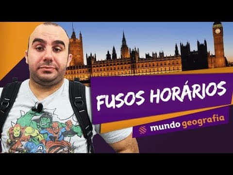 Thumbnail da aula: 🌎 Terra (4/6): Fusos Horários - Geografia - ENEM