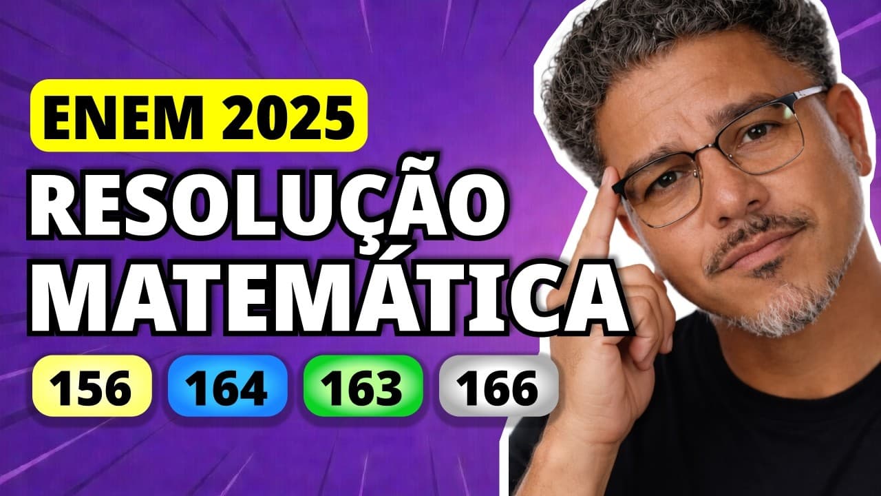 Thumbnail: ENEM 2025 Matemática – Questão 156 | O dono de uma embarcação deve partir do ponto P e chegar ao