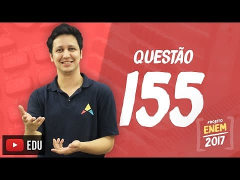 Thumbnail da aula: Enem 2016 - Matemática | Questão 155 (Caderno Rosa)