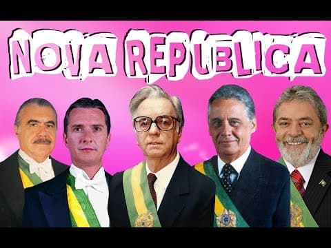 Thumbnail da aula: NOVA REPÚBLICA PARA O ENEM  - Aula #18