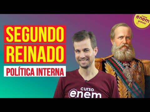 Thumbnail da aula: SEGUNDO REINADO: POLÍTICA INTERNA | Resumo de História para o Enem