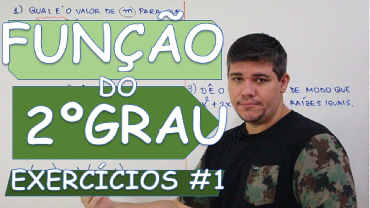 Thumbnail: FUNÇÃO DO 2º GRAU: EXERCÍCIOS #1