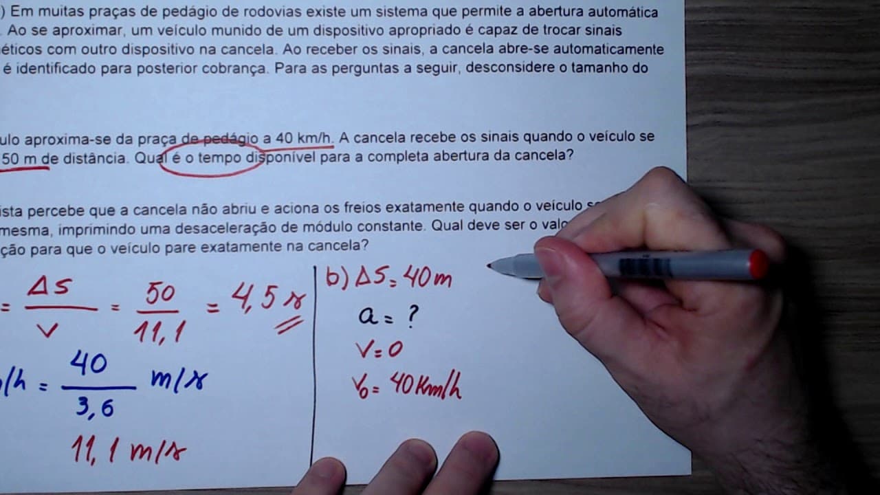 Thumbnail: Resolução de questão da Unicamp Cinemática | ZÉ DA FÍSICA