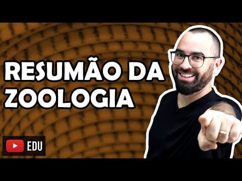 Thumbnail da aula: Resumão Zoologia - Apêndice 01 - Módulo VI: Embriologia e Zoologia | Prof. Gui