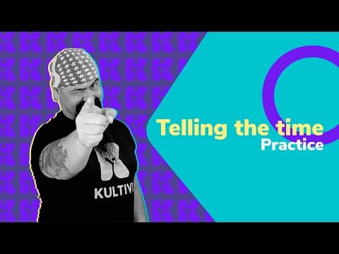 Thumbnail da aula: Inglês 2.0 | Kultivi | Telling the time - practice | Prof. Rui Ventura