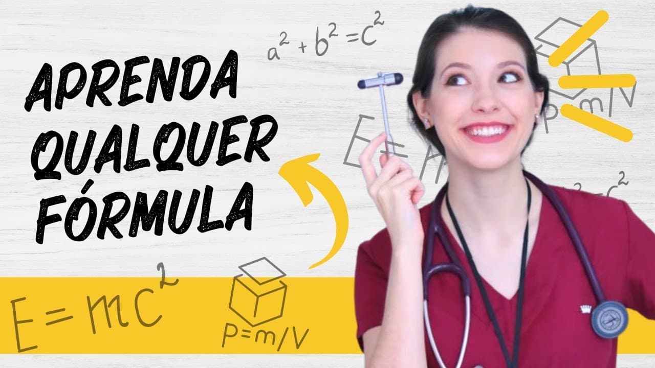 Thumbnail: ⚡3 PASSOS PARA APRENDER QUALQUER FÓRMULA | Técnica ADP | Sarah Schollmeier