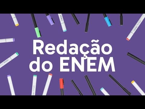 Thumbnail da aula: COMO ESCREVER A REDAÇÃO PERFEITA NO ENEM? | QUER QUE DESENHE? | DESCOMPLICA