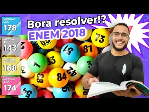 Thumbnail da aula: 🔵 Questão 178 - Caderno Azul | Sistemas de Equações | MATEMÁTICA ENEM 2018