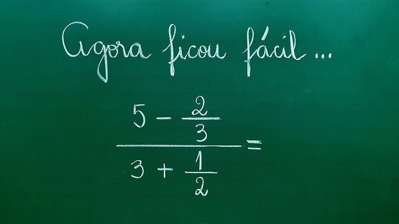 Thumbnail: AGORA FICOU FÁCIL!! Operações com frações - Professora Angela Matemática