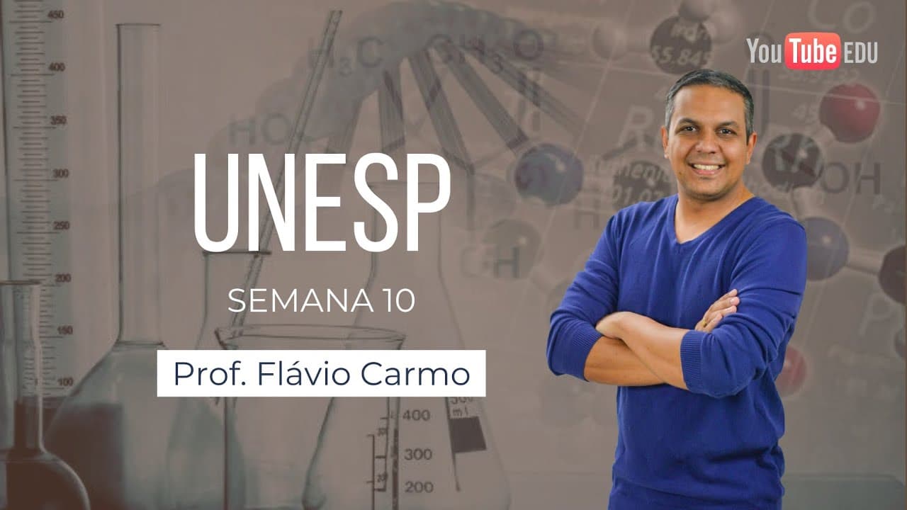 Thumbnail: QUESTÃO UNESP - 2017 - REAÇÕES QUÍMICAS