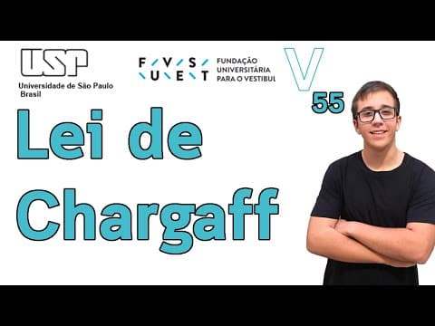 Thumbnail da aula: Fuvest 2020 | Biologia -Questão 55- Considere uma sequência de DNA com 100 pares de bases