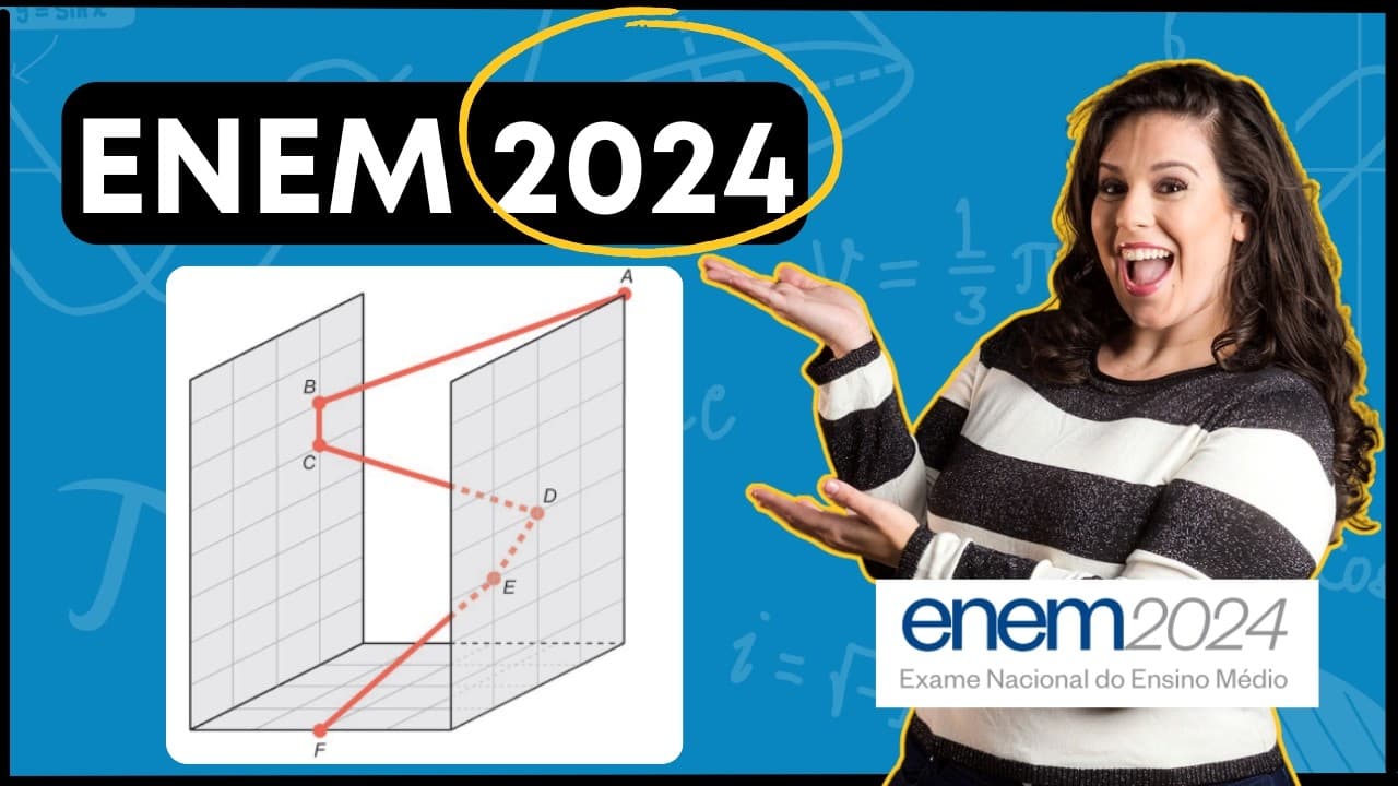 Thumbnail: ENEM 2024 | Em um jogo virtual para celular, um personagem pode