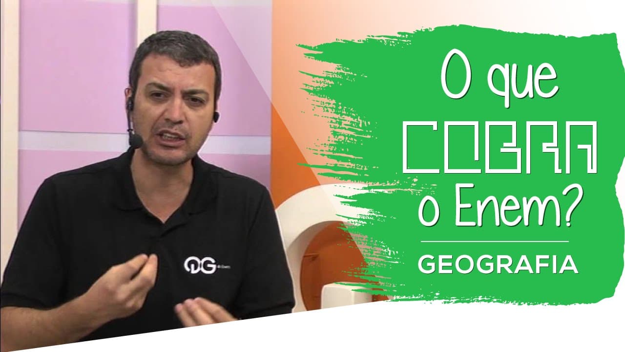 Thumbnail: Geografia - O que o Enem cobra  ?
