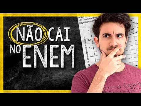 Thumbnail da aula: O QUE NÃO VAI CAIR NO ENEM