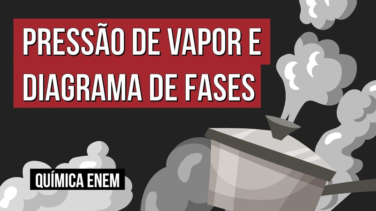 Thumbnail: PRESSÃO DE VAPOR E DIAGRAMA DE FASES | Química para o Enem | Larissa Sousa Campos