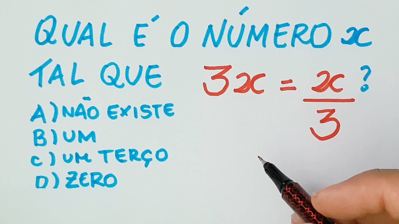 Thumbnail: 🔥 HELP MATEMÁTICA BÁSICA -  Muitos erram essa equação  #323