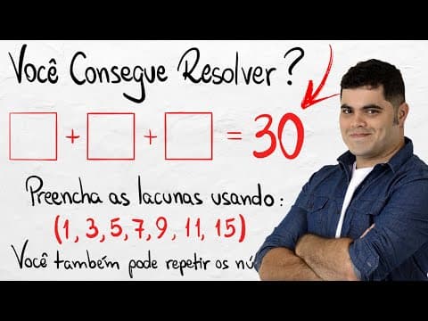 Thumbnail da aula: ⭐️ VOCÊ CONSEGUE RESOLVER ISSO? 😱 Desafio Viral de Matemática que BUGOU O MUNDO TODO! 🤯