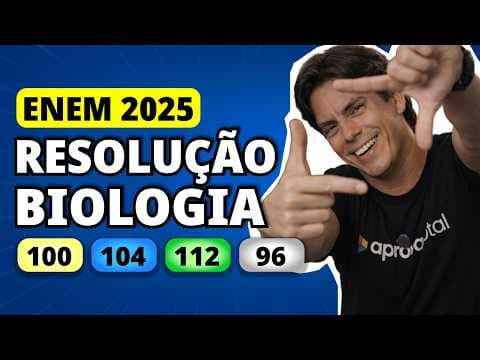 Thumbnail da aula: ENEM 2025 BIOLOGIA – Questão 100 | A quantidade de CO2 na atmosfera da Terra aumentou em 50%