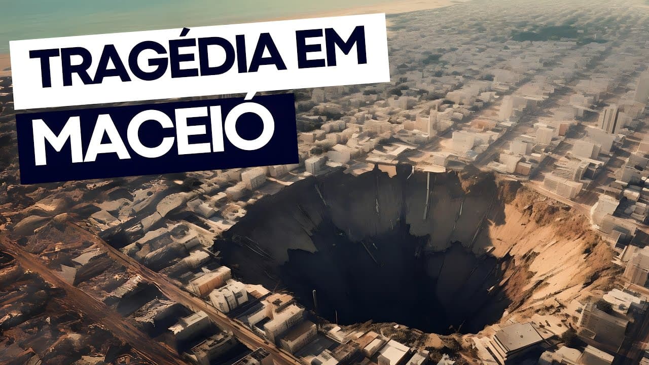 Thumbnail: Entenda didaticamente | O COLAPSO de MACEIÓ | Tragédia Geológica |